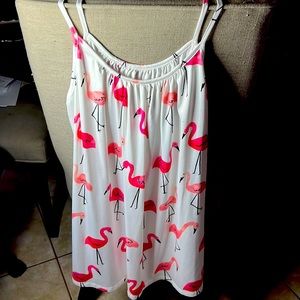 Women’s flamingo light weight tank top